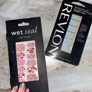 🪞 NEW set of nail art jewel appliqué wrap set of 2